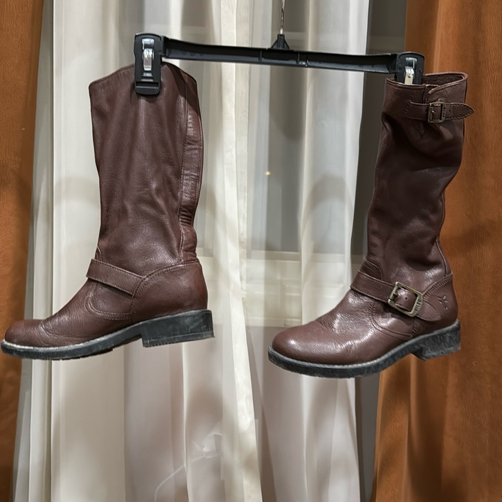 Frye youth slouch boots sz 1 youth